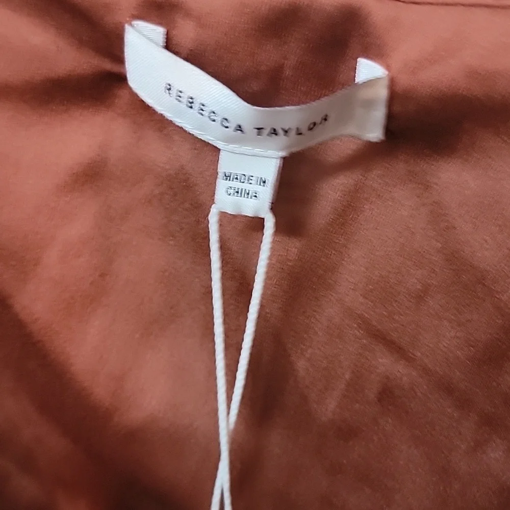 Rebecca Taylor Feather Sheath Mini Silk Dress - Picture 5 of 13